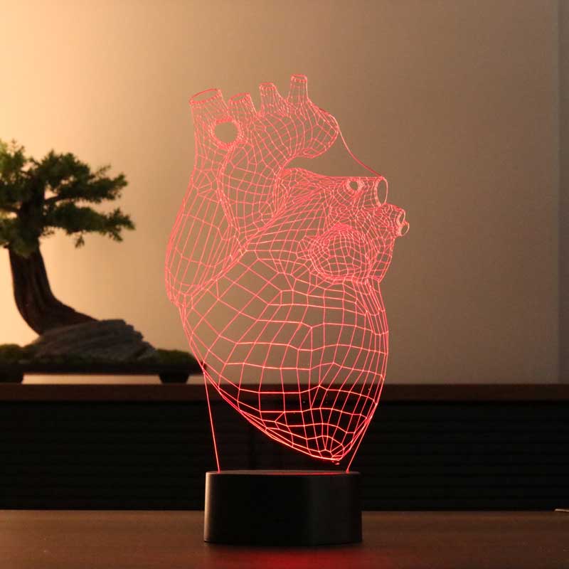 Lovity™ Kalbim Seninle - 3D Gece Lambası