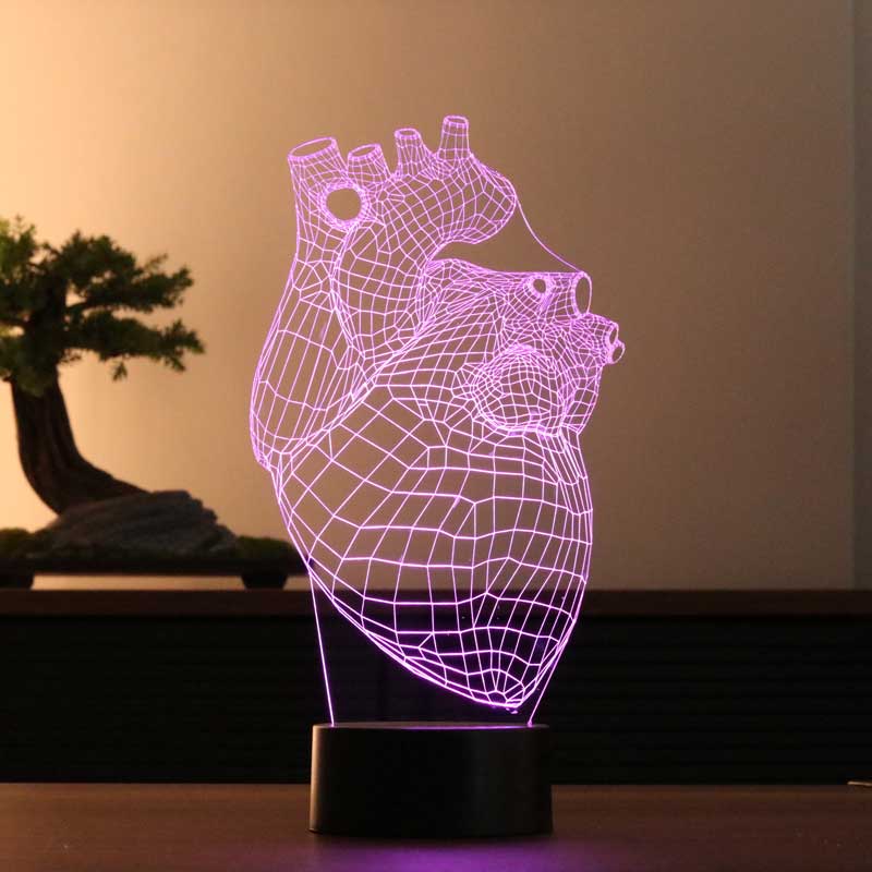 Lovity™ Kalbim Seninle - 3D Gece Lambası