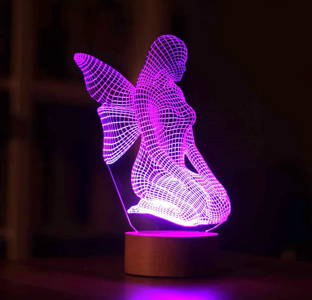 Lovity™ Peri Rüyası - 3D Gece Lambası