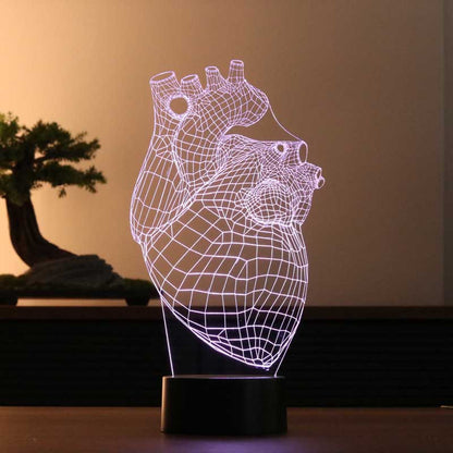Lovity™ Kalbim Seninle - 3D Gece Lambası
