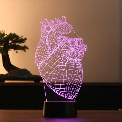 Lovity™ Kalbim Seninle - 3D Gece Lambası