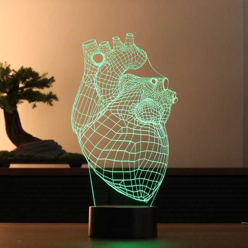Lovity™ Kalbim Seninle - 3D Gece Lambası