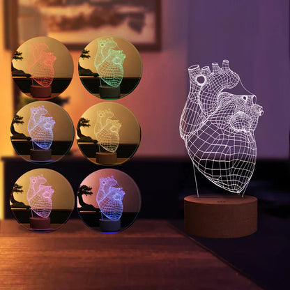 Lovity™ Kalbim Seninle - 3D Gece Lambası