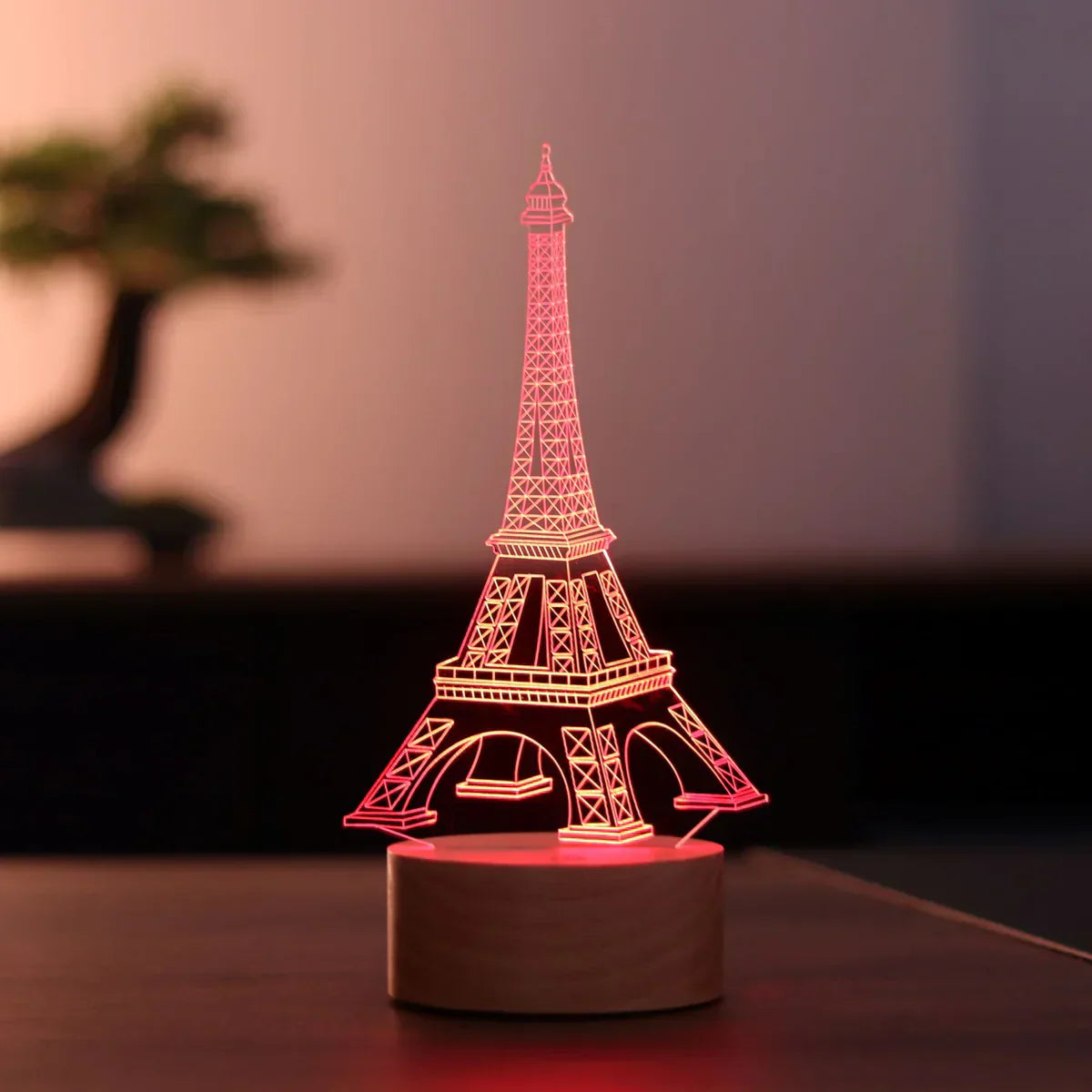 Lovity™ Paris Rüyası - 3D Gece Lambası