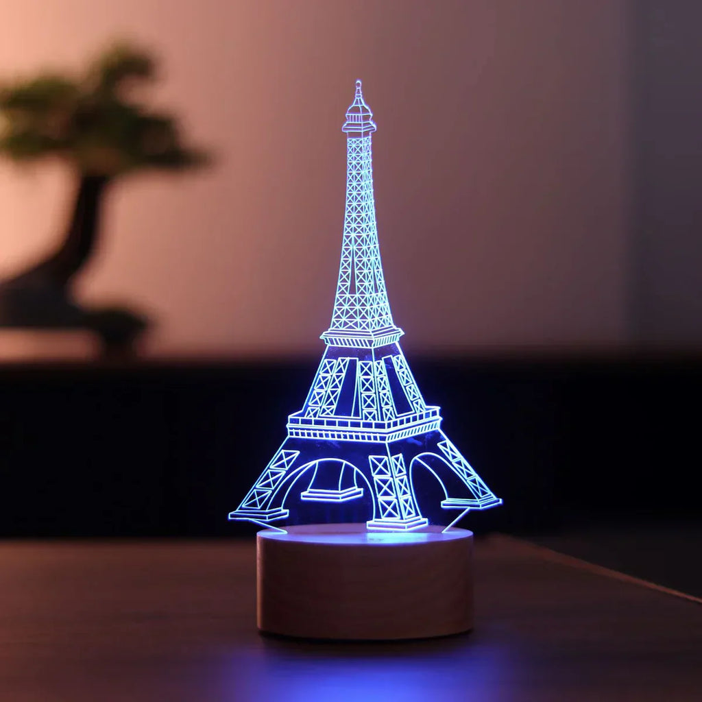 Lovity™ Paris Rüyası - 3D Gece Lambası