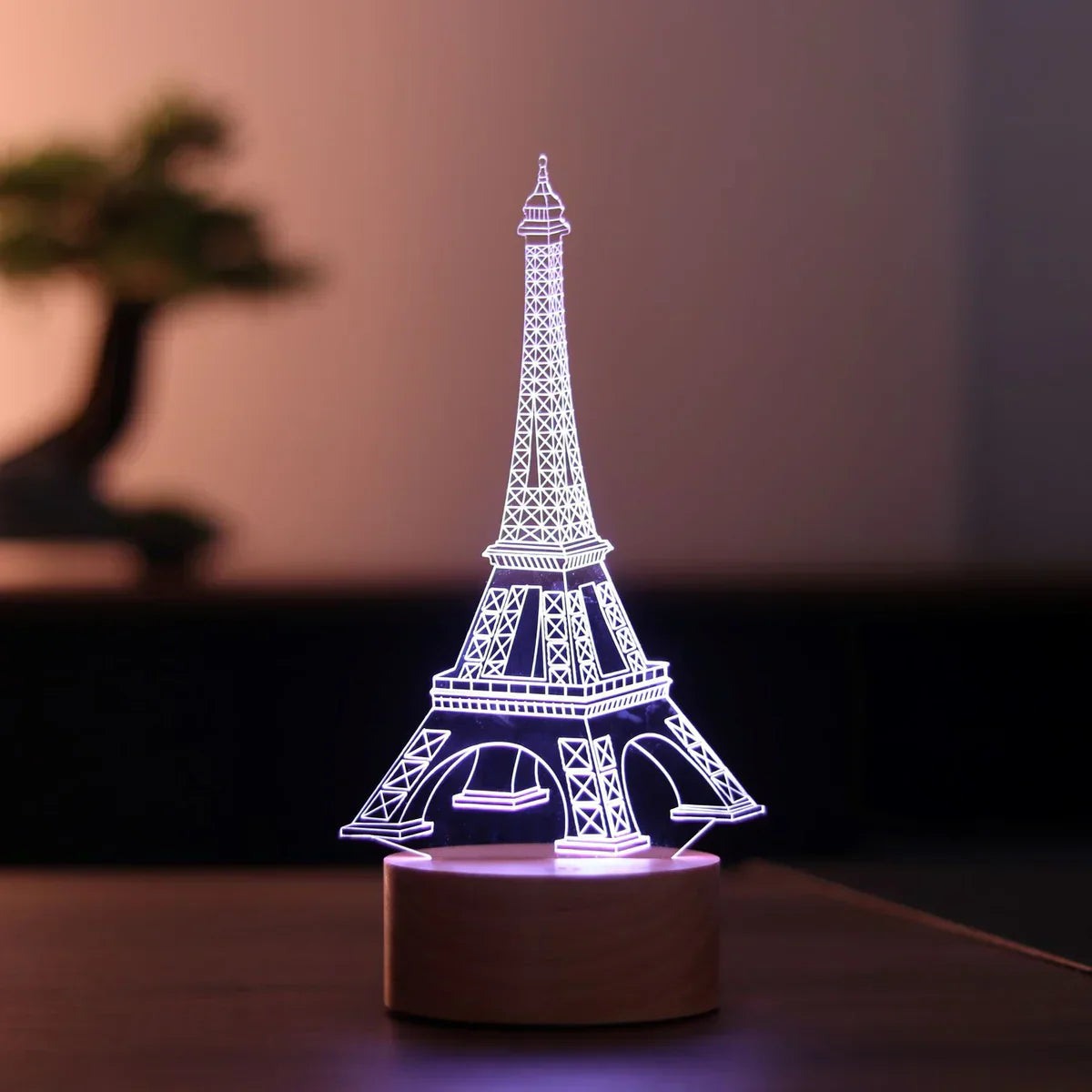 Lovity™ Paris Rüyası - 3D Gece Lambası