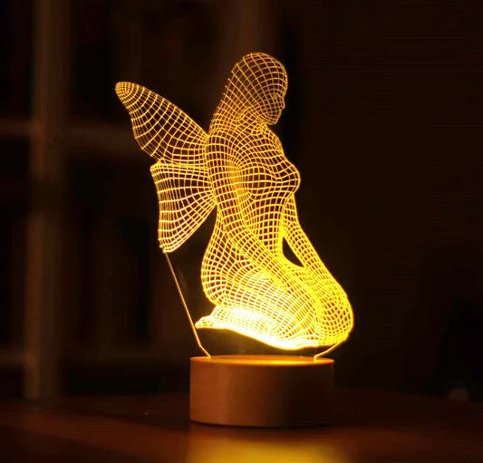 Lovity™ Peri Rüyası - 3D Gece Lambası