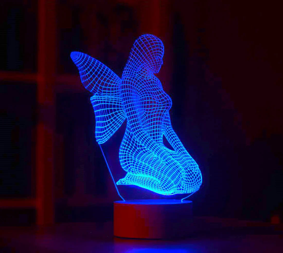 Lovity™ Peri Rüyası - 3D Gece Lambası